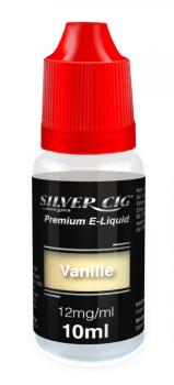 E-Liquid Silver-Cig Vanilla 12mg Nikotin 10ml im 5er Dsp.(DPT2 Konform EU Herste